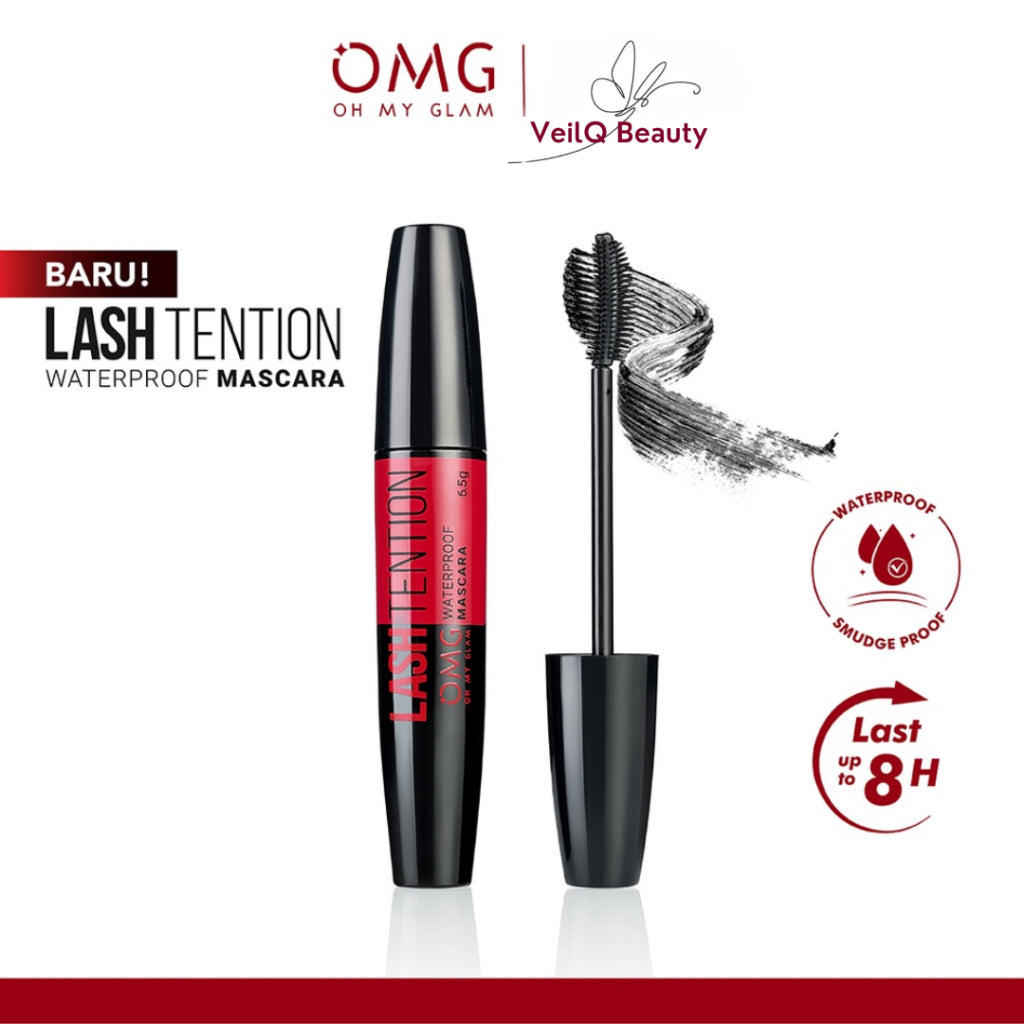 OMG Oh My Glam LASHTENTION Waterproof Mascara Precise Matic Eyebrow