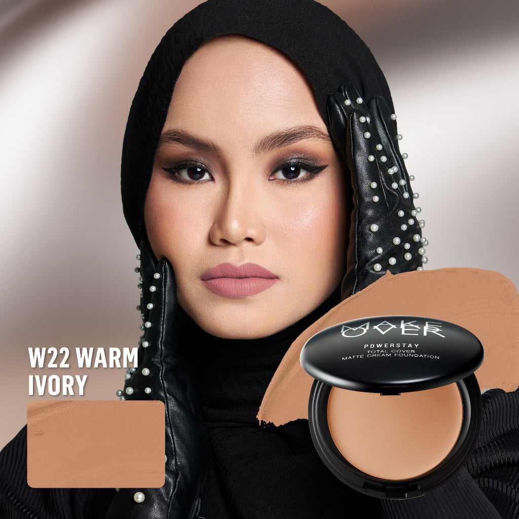 MAKE OVER Powerstay Total Cover Matte Cream Foundation 12 g - Cream Foundation