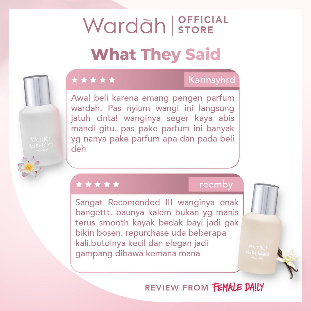 Wardah Scentsation  Eau De Toilette 35 ml - Parfum Wanita