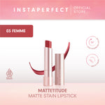Instaperfect MATTETITUDE Matte Stain Lipstick 3.5 g - Lipstick (High Pigmented & Tahan Lama Hingga 10 Jam)