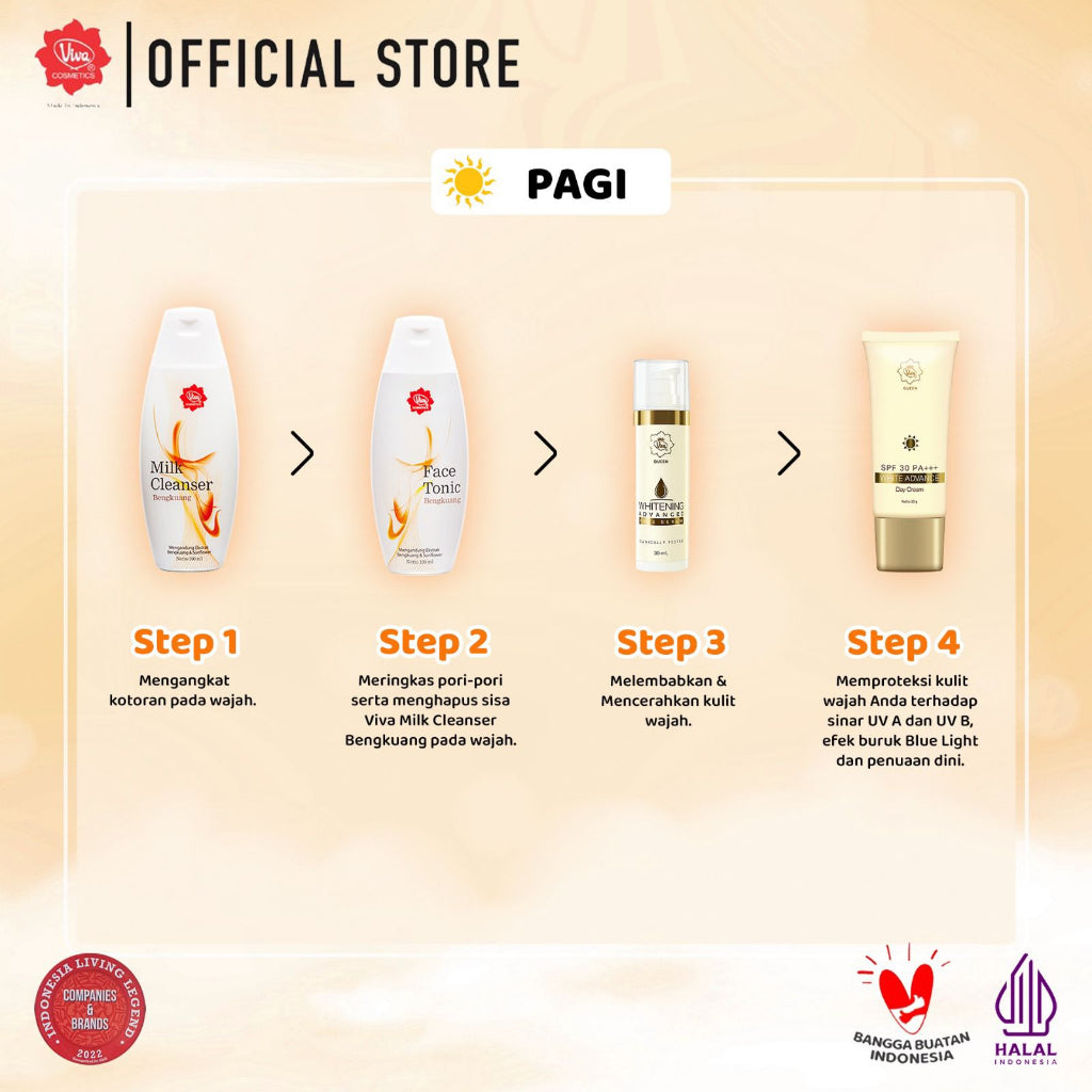 [PROMO] Paket Brightening Whitening & Glowing Day Care Set