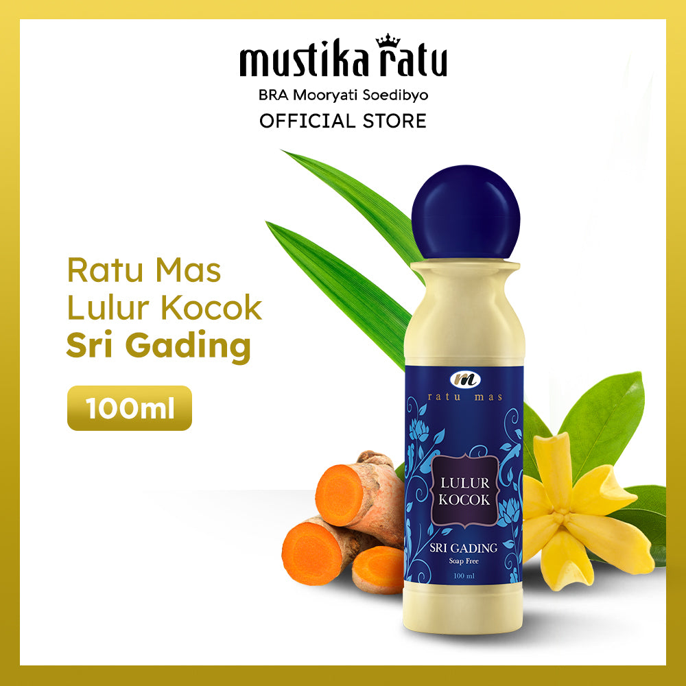 Ratu Mas Lulur Kocok Sri Gading 100ml Perawatan Tubuh Kulit Halus Lembut Cerah Putih Ratu Mas