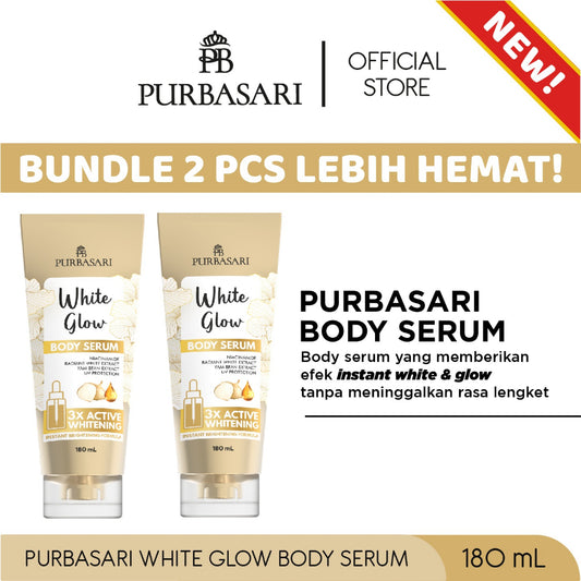 [Bundle Hemat] Purbasari White Glow Body Serum / Body Serum Viral / Body Lotion / Hand Body