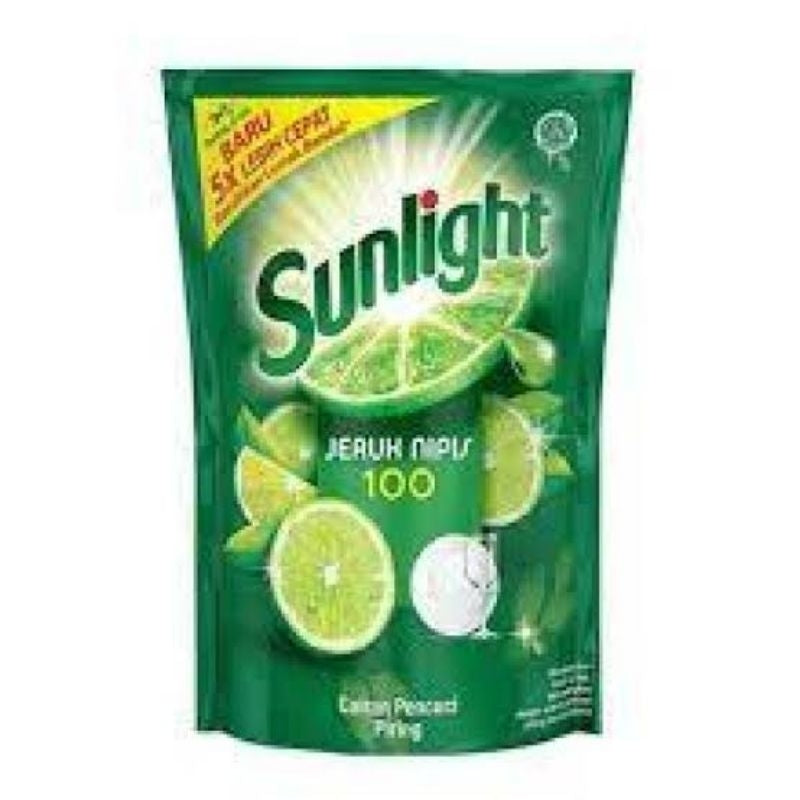 Sabun Cuci Piring SUNLIGHT Lime Ref 600 ml
