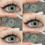 Eyeshare Ocean Darkgray Softlens 1Pasang 14.2mm Big Eyes Softlen Lensa Kontak Warna soflens