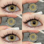 Eyeshare Ocean Darkgray Softlens 1Pasang 14.2mm Big Eyes Softlen Lensa Kontak Warna soflens