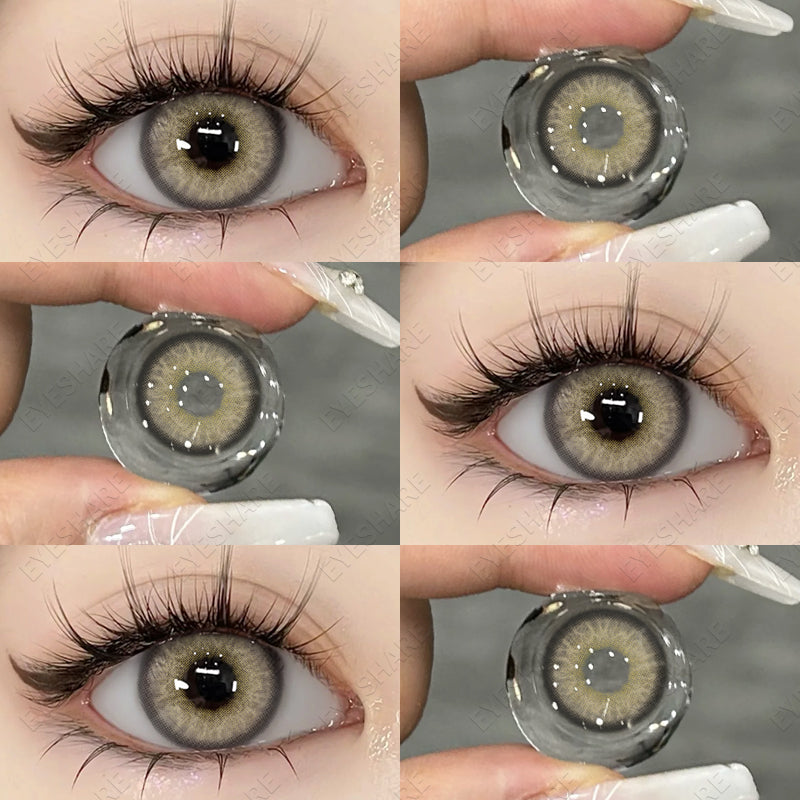 Eyeshare Softlens Swan Gray 1 Pasang 14.5mm