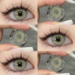 Eyeshare Ocean Darkgray Softlens 1Pasang 14.2mm Big Eyes Softlen Lensa Kontak Warna soflens