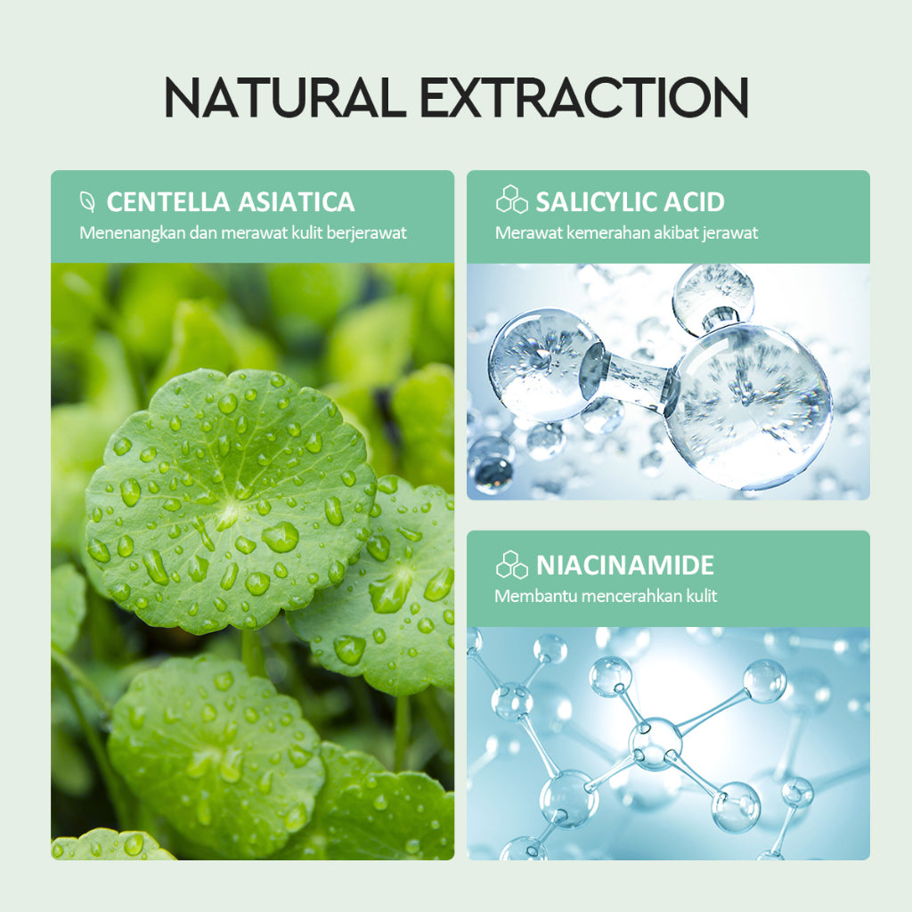 Glad2Glow Salicylic Acid Overnight Acne Spot Cream Treatment with Centella | Obat Jerawat Salep Jerawat Acne Gel Anti Acne Cream penghilang bekas jerawat g2glow acne patch jerawat obat totol jerawat G2G official store