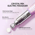 Glad2Glow Berry Eye Cream Brightening Eye Serum | Krim Mata with Electronic Massager with Peptide mata panda  kantung mata untuk Mengurangi Kantung Mata Eye Cream Eye Serum Penghilang Mata Panda Kantung Mata Cream Treatment g2glow official store