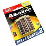 ANEKA BATERAI ALAKALINE ABC BATTERY ALKALINE  LR-20-2B   ABC BATTERY ALKALINE 9VOLT 6LR61   ABC BATTERY ALKALINE LR03 4B+2   ABC BATTERY ALKALINE LR03-2B+1B   ABC BATTERY ALKALINE LR06 4B+2   ABC BATTERY ALKALINE LR06-2B+1B   ABC BATTERY SPW 9 VOLT   ABC