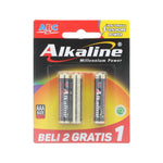 ANEKA BATERAI ALAKALINE ABC BATTERY ALKALINE  LR-20-2B   ABC BATTERY ALKALINE 9VOLT 6LR61   ABC BATTERY ALKALINE LR03 4B+2   ABC BATTERY ALKALINE LR03-2B+1B   ABC BATTERY ALKALINE LR06 4B+2   ABC BATTERY ALKALINE LR06-2B+1B   ABC BATTERY SPW 9 VOLT   ABC