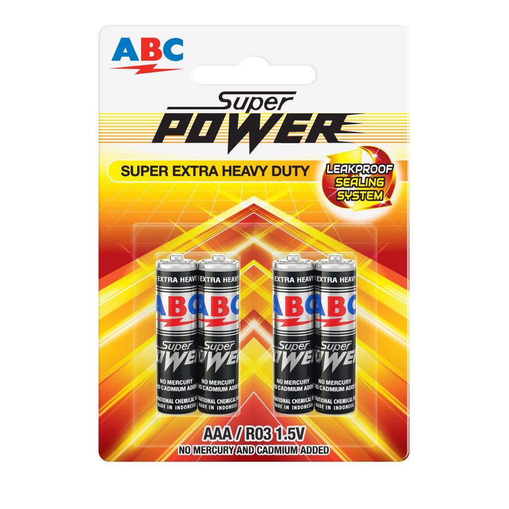 ANEKA BATERAI ALAKALINE ABC BATTERY ALKALINE  LR-20-2B   ABC BATTERY ALKALINE 9VOLT 6LR61   ABC BATTERY ALKALINE LR03 4B+2   ABC BATTERY ALKALINE LR03-2B+1B   ABC BATTERY ALKALINE LR06 4B+2   ABC BATTERY ALKALINE LR06-2B+1B   ABC BATTERY SPW 9 VOLT   ABC