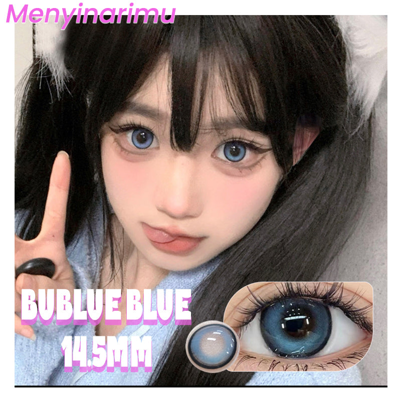 Eyeshare Softlens Bubble Gray Softlens 14.5mm Big Eyes