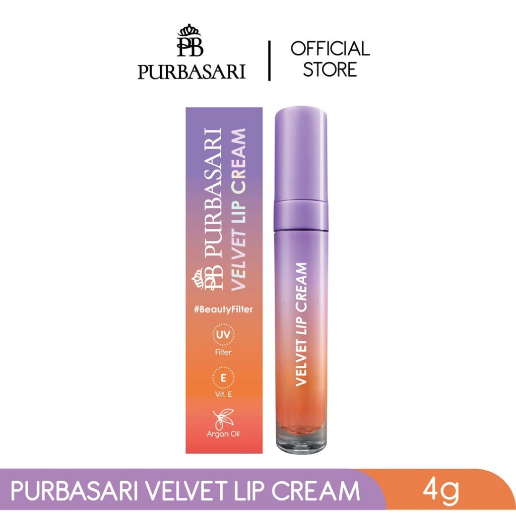 [DAPAT 3] Purbasari Velvet Lip Cream / Lip Cream Transferproof / Lip Cream Viral