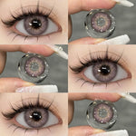 Eyeshare Iceland Brown 1Pasang 14.2mm Lensa Kontak Soflens Warna softlense