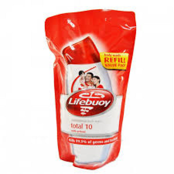 ANEKA BODY WASH SABUN MANDI REFILL LIFEBUOY BW TOTAL 10 REFF 825ML