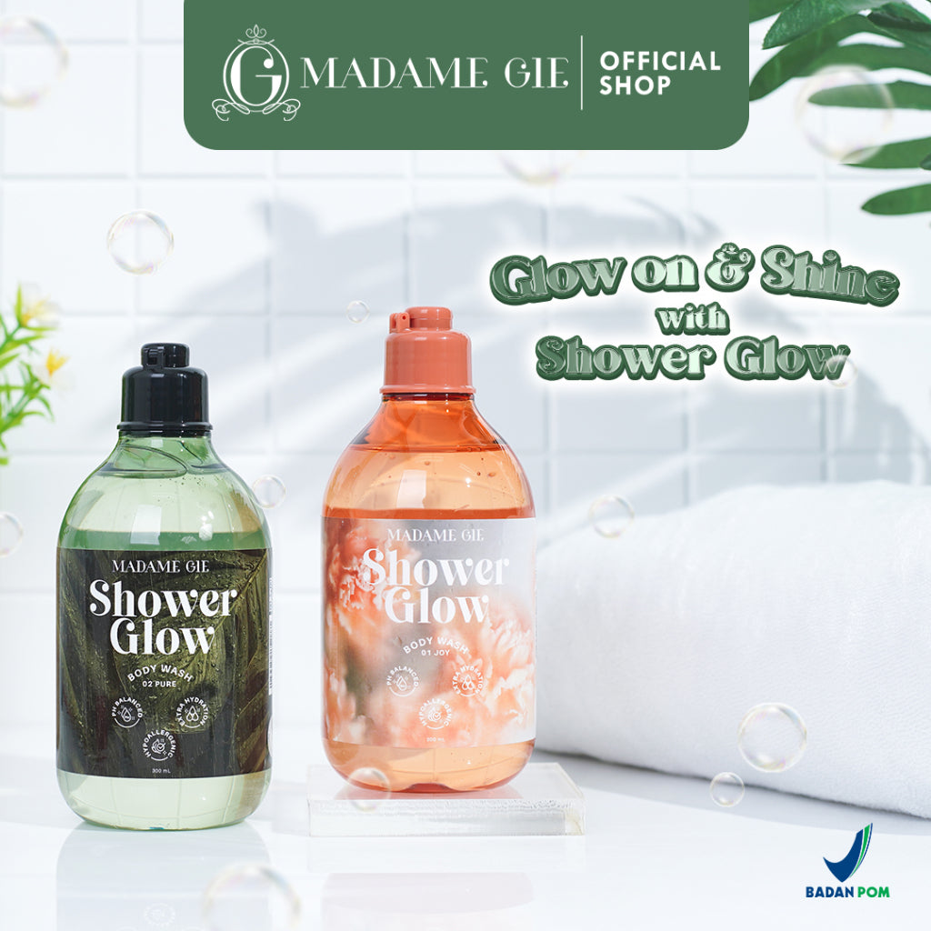 3X Madame Gie Shower Glow - Hypoallergenic Sabun Mandi Body Wash