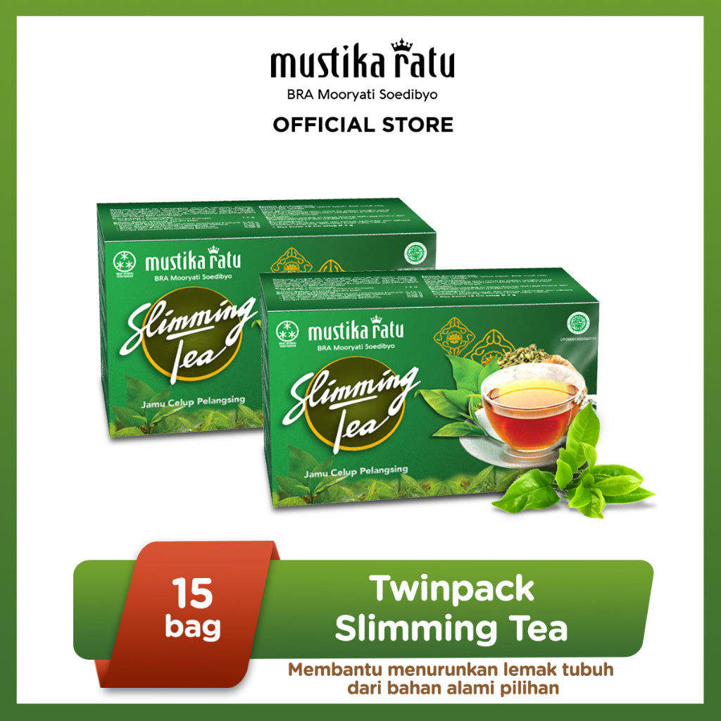 Mustika Ratu Twinpack Slimming Tea Isi 15 Bags