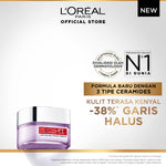L'Oreal Paris Revitalift Hyaluronic Acid Plumping Moisturizer Day Cream Skin Care 50 ml & 15ml Kulit kering, Garis halus, Kerutan wajah, skin barrier   Anti aging skincare, Anti aging cream