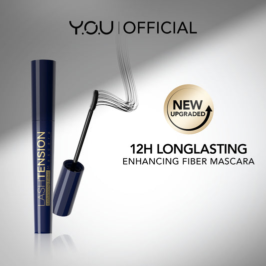 YOU Lashtension Enhancing Fiber Mascara Maskara Waterproof Tahan 12 Jam Lash Lift Kosmetik Mata