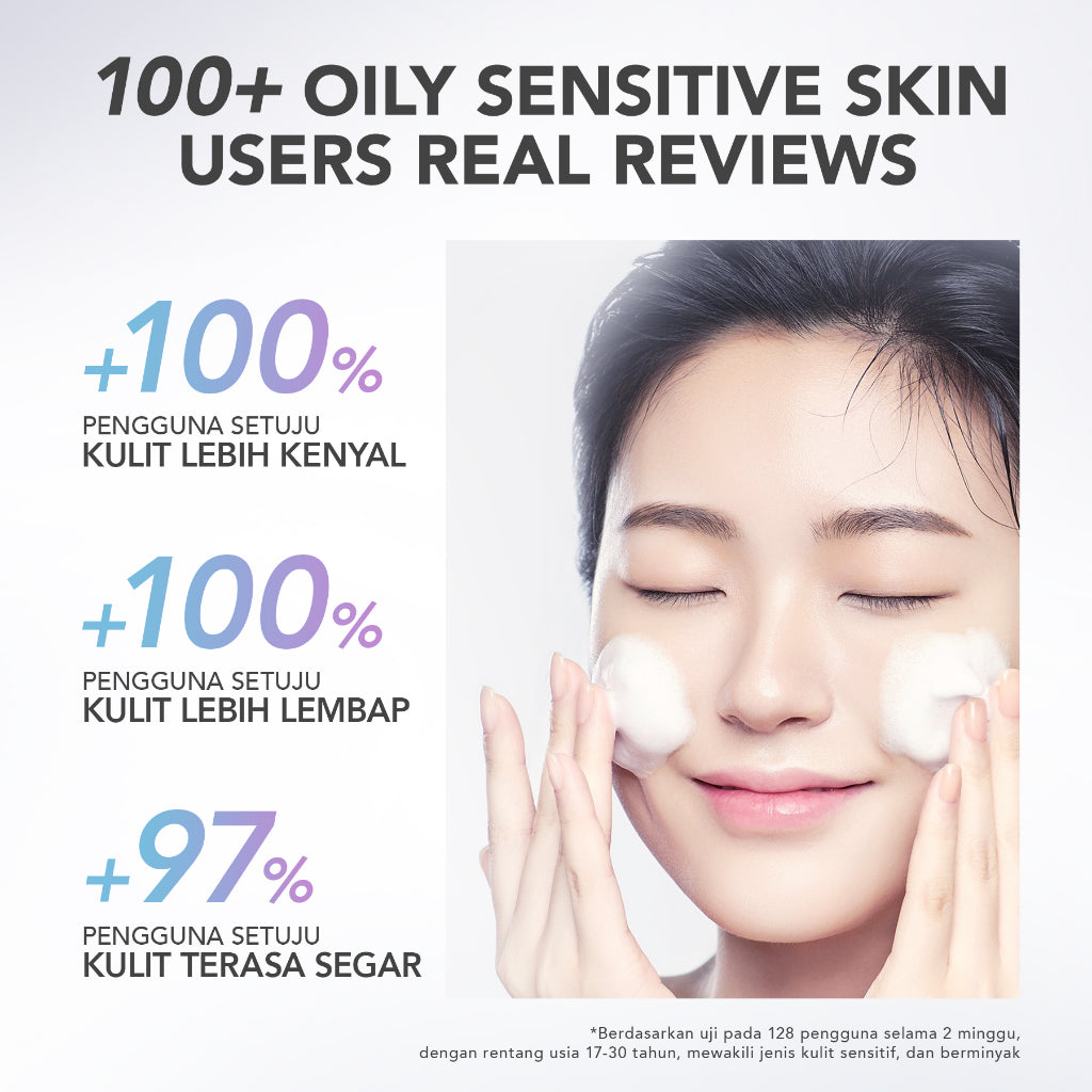 YOU Radiance Glow Purifying Facial Foam Brightening Vitamin C Niacinamide Amino Gentle Cleansing Mencerahkan