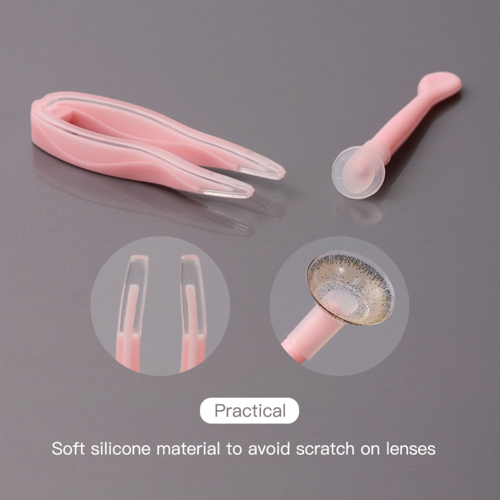 Magister Softlens Penjepit Tongkat Pasang Tweezers