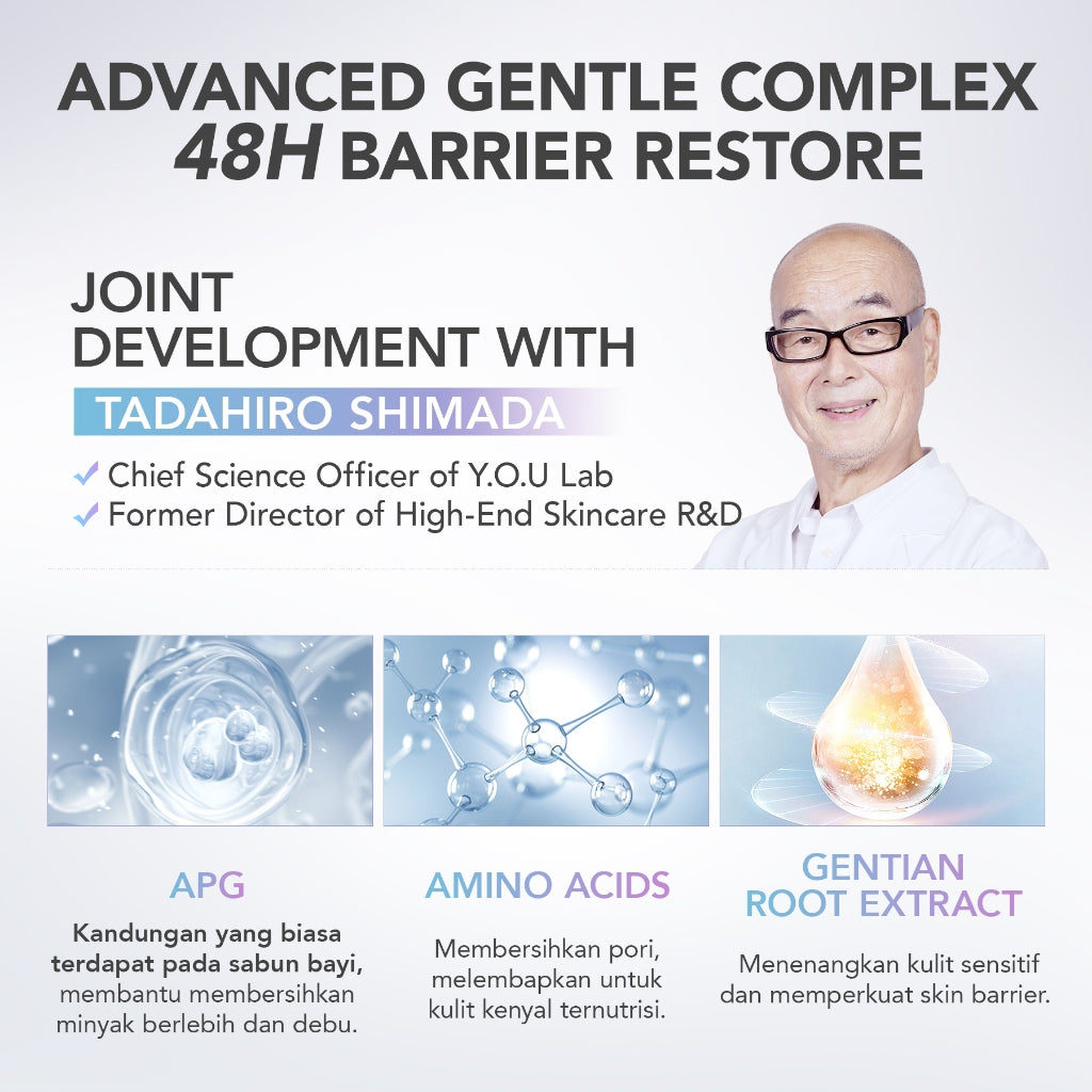 YOU Radiance Glow Purifying Facial Foam Brightening Vitamin C Niacinamide Amino Gentle Cleansing Mencerahkan