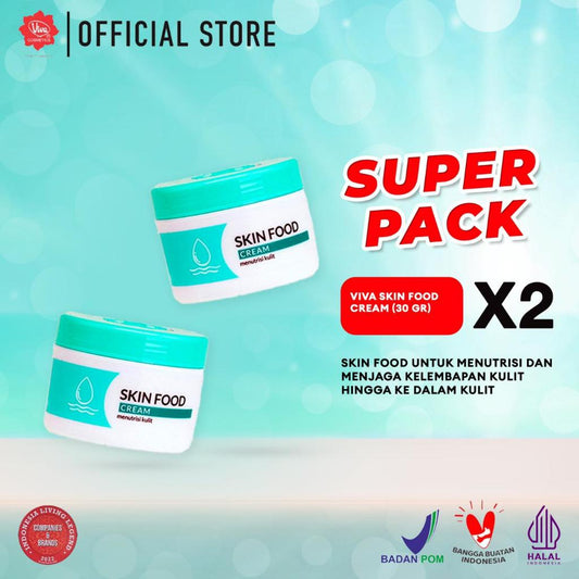 [Super Pack !!!] Viva Skin Food Cream with Vit A, E & F - 30gr (2 Pcs)