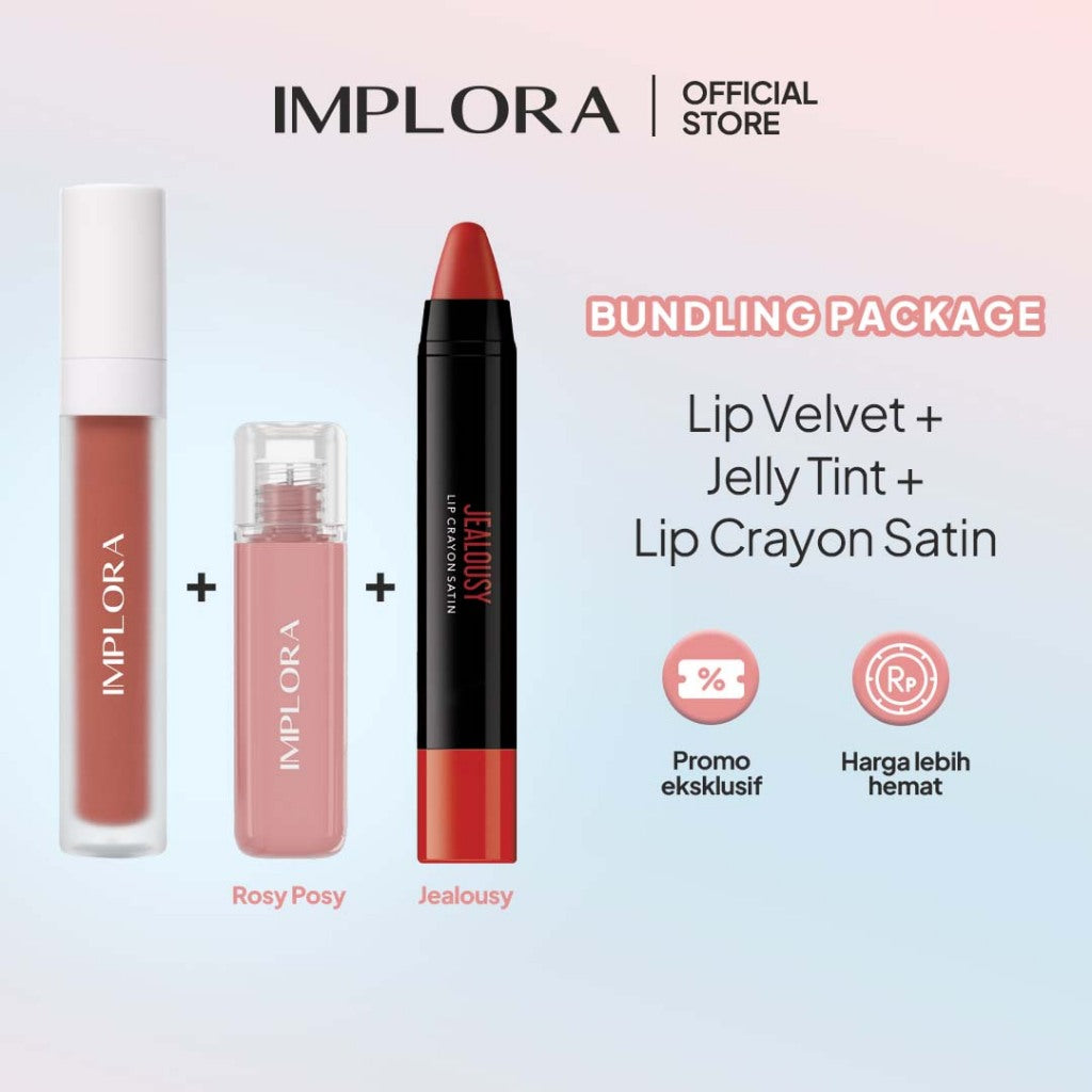 Implora Lip Velvet | Lipstick Bibir