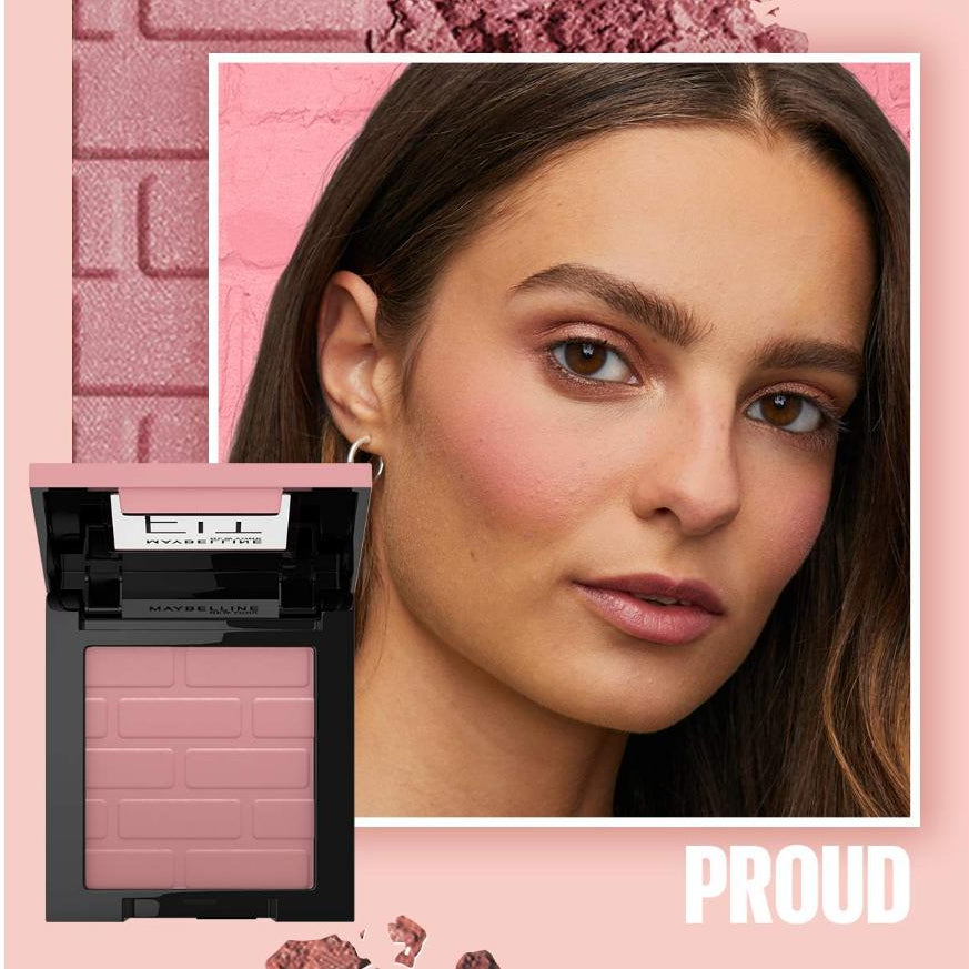 MAYBELLINE OFFICIAL Fit Me! Powder Blush Make Up - Blush On Pigmented Dengan Hasil Natural Yang Tahan Lama - Tersedia Dalam 4 Warna