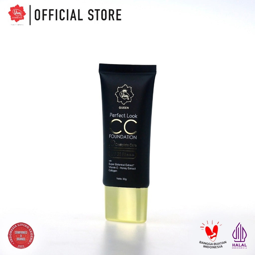 Viva Queen Perfect Look CC Foundation with VIT E, Collagen & SPF 35