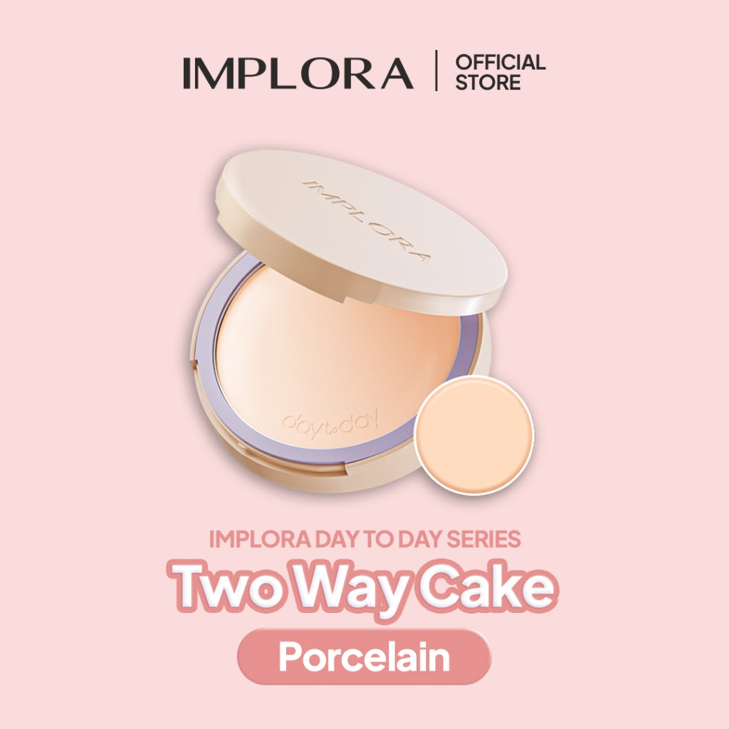 Implora Day To Day Two Way Cake | Bedak Ringan & Samarkan Pori