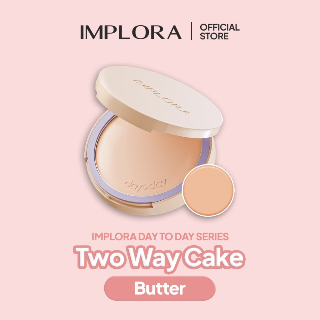 Implora Day To Day Two Way Cake | Bedak Ringan & Samarkan Pori