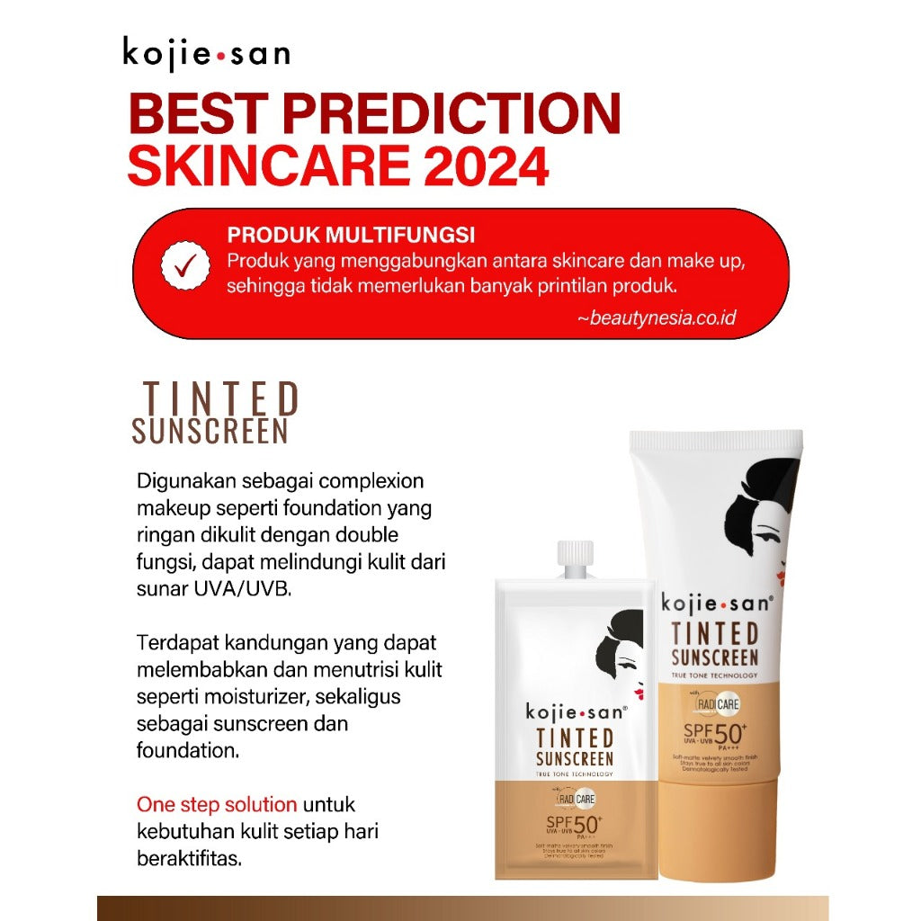 KOJIE SAN Tinted Sunscreen SPF50+ PA+++ 50g