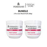 [Bundle Lebih Hemat] Purbasari Lulur Mandi 200gr - Body Scrub Mencerahkan - Melembabkan - menyamarkan flek hitam