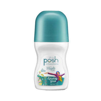 POSH DEODORANT ROLL ON WHITENING 50ML/ ANTI STAIN 50ML/HIJAB CHIC REFRESHING GREEN 50ML/POS WOMEN/POSH DEODORANT/DEODORANT/ROLL ON