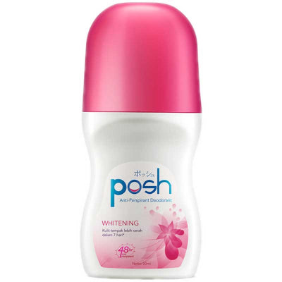 POSH DEODORANT ROLL ON WHITENING 50ML/ ANTI STAIN 50ML/HIJAB CHIC REFRESHING GREEN 50ML/POS WOMEN/POSH DEODORANT/DEODORANT/ROLL ON