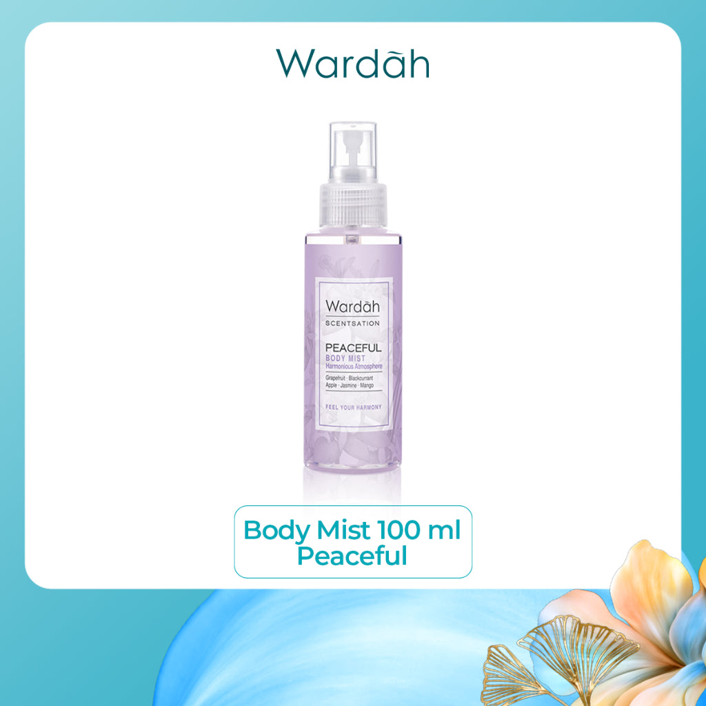Wardah Scentsation Body Mist 100 ml - Parfum Wanita Wangi Tahan Lama Hingga 5 Jam - Mudah Dibawa - Cocok Digunakan Untuk Aktivitas Sehari-hari