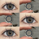 Eyeshare Iceland Brown 1Pasang 14.2mm Lensa Kontak Soflens Warna softlense