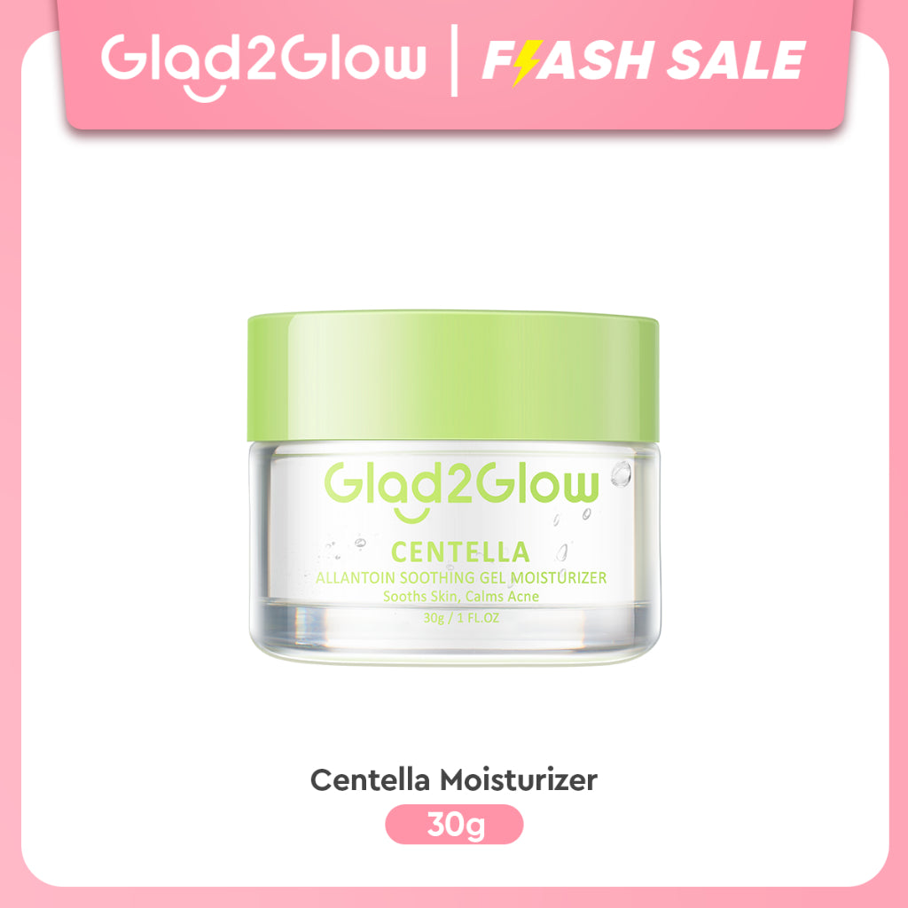 Glad2Glow Centella Water Gel Moisturizer Madeca Cream Cica Pelembab Wajah 30/55g Pengontrol Minyak Pelembab Menyembuhkan Jerawat  Krim Anti Jerawat Memperbaiki Penghalang Kulit Melembabkan Kulit Wajah Menjaga Kelembapan Kulit g2glow official store