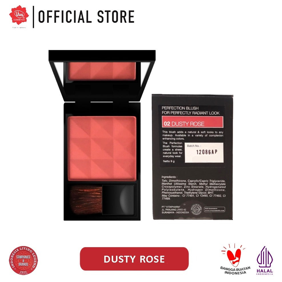 Viva Queen Perfection Blush - tersedia 3 varian warna