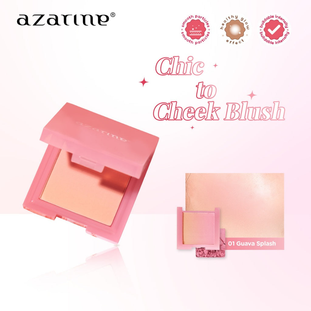 Azarine Chic to Cheek Blush Powder Blush On [5.2 gr]