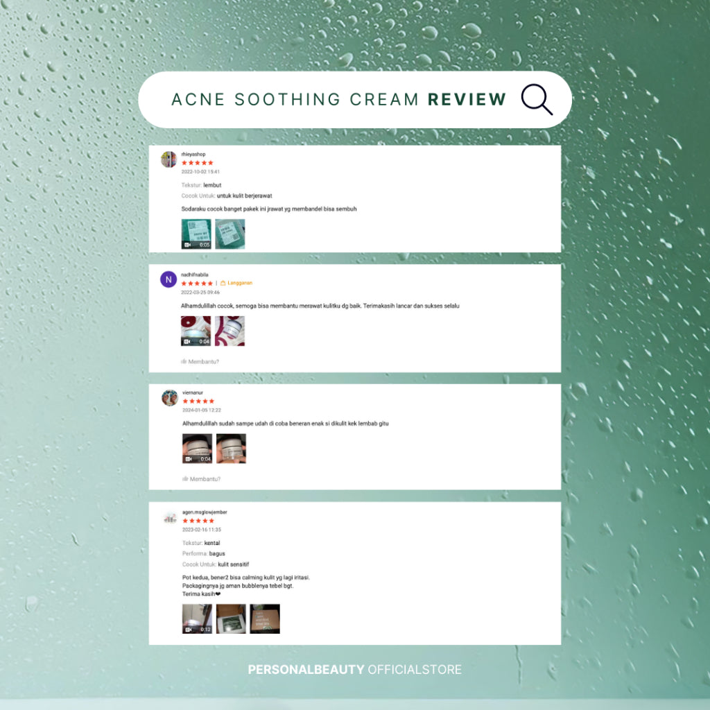 Personal Beauty Acne Soothing Cream - Soothing And Calming