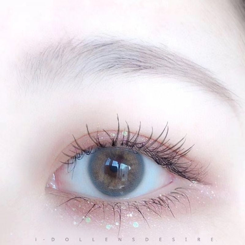 Softlens Elcoco Desire Euro Amber Ocean Lime Normal Minus s.d -10.00 Soflen Minus Coklat Abu Grey