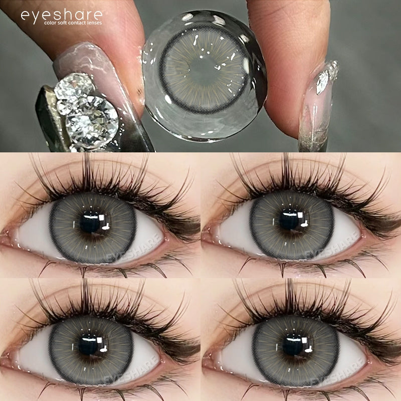 Eyeshare (COD) Polaris Brown Softlens 14.2mm 1Pasang Lensa Kontak