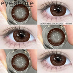 Eyeshare Softlens Big Eyes Beautyeye Chocolate 1Pasang 14.5mm Lensa Black Softlen