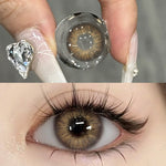 Eyeshare Softlens Minus(-1.00 ~ -8.00) Omg Brown 14.0mm Softlens Mata Softlens Warna Lensa Kontak Soflen