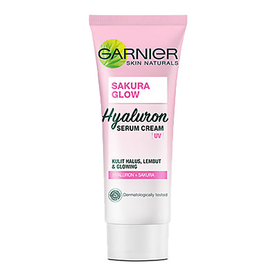 Garnier Sakura Glow Krim Serum Pelembap Wajah Hyaluron 20 ml