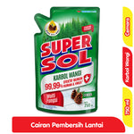 Supersol Karbol Cairan Pembersih Lantai Sereh Refill 750 ml Supersol Karbol Cairan Pembersih Lantai Cemara Refill 750 ml